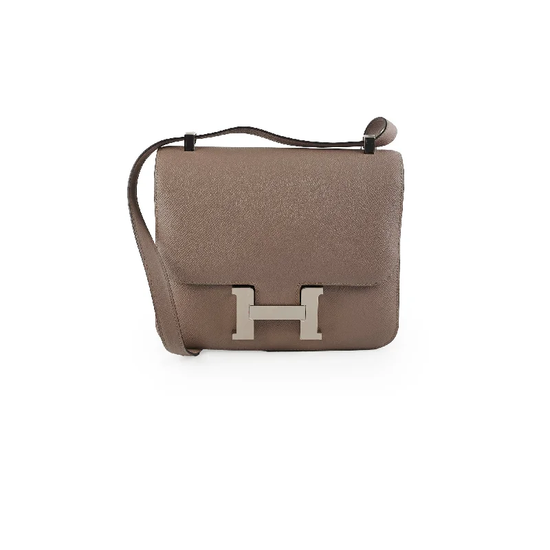 Hermes Constance 24 Epsom Gris Asphalte - C Stamp