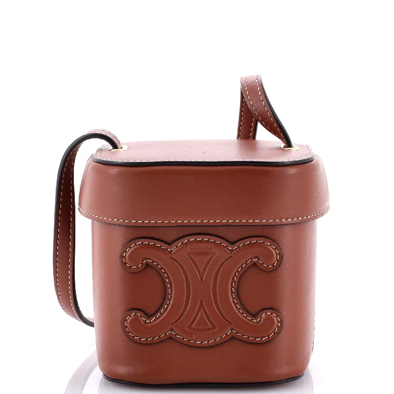 Cuir Triomphe Box Bag Leather Small