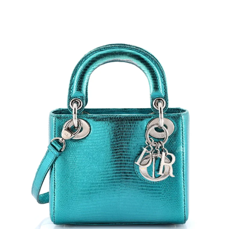 Lady Dior Bag Lizard Mini