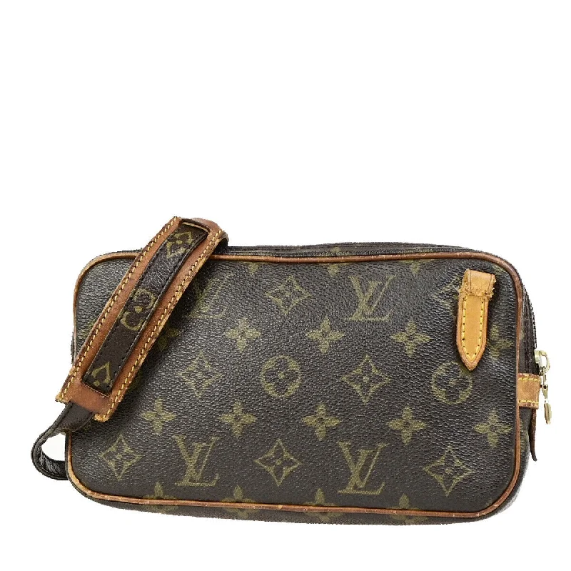 Louis Vuitton Marly  Canvas Shoulder Bag (Pre-Owned)