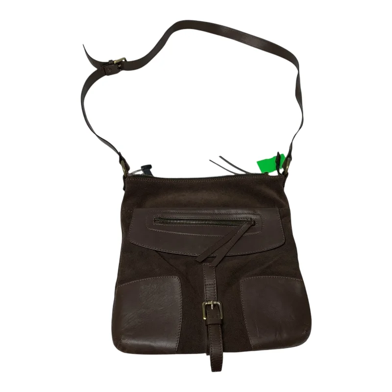 Crossbody Leather By Clothes Mentor, Size: Medium