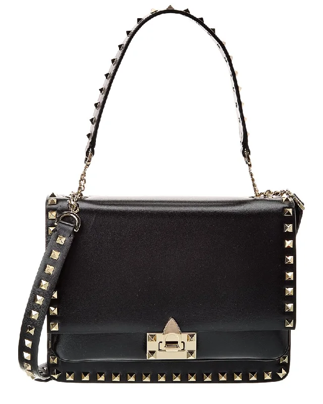 Valentino Rockstud Patent Shoulder Bag (Authentic Pre-Owned)