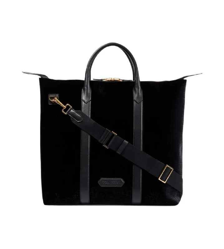 Tom Ford Mens Handle Travel Bag in Black