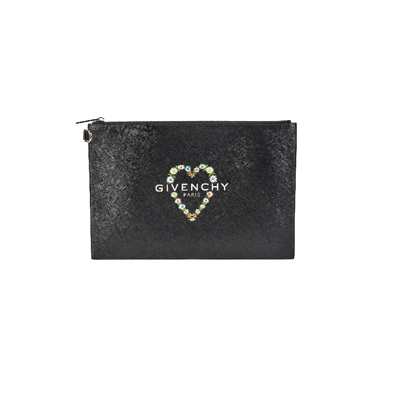 Givenchy Heart Black Pouch