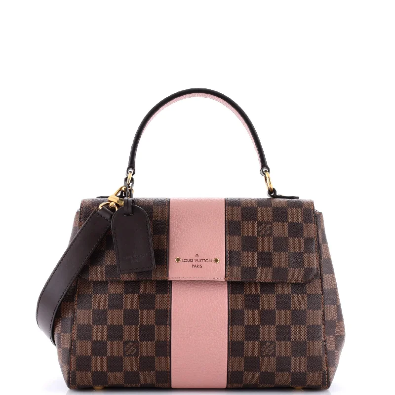 Bond Street Handbag Damier with Leather MM