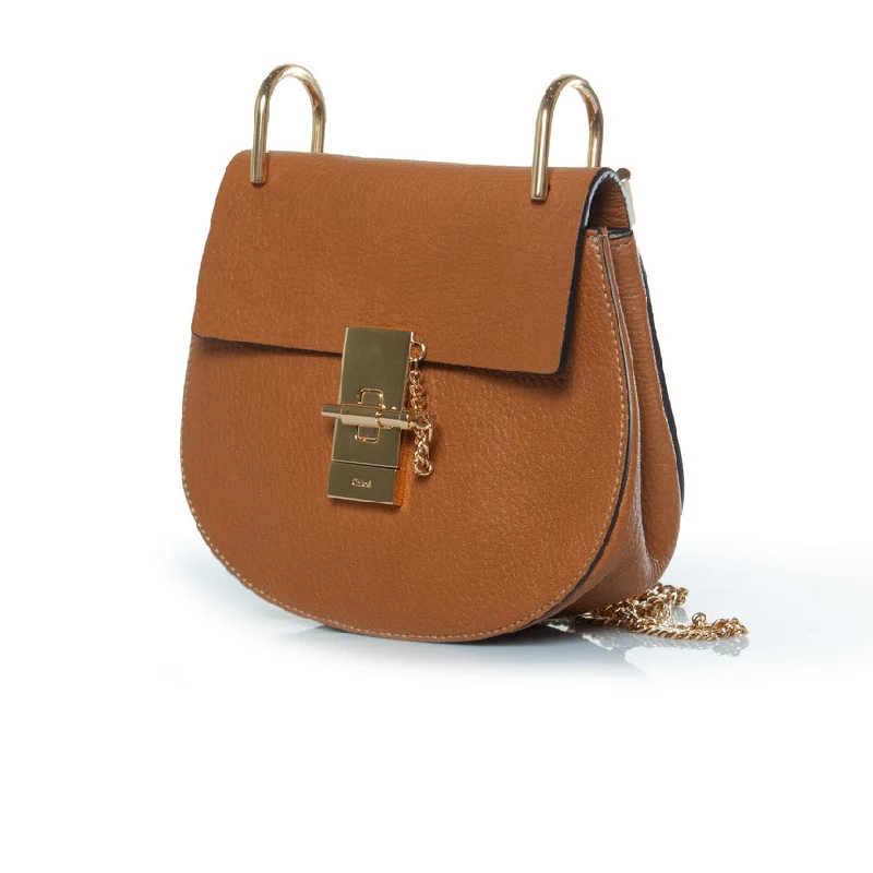 drew camel leather bag