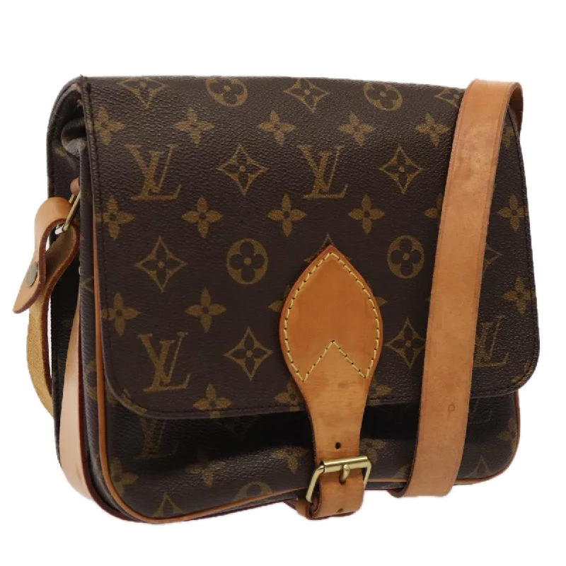 Louis Vuitton Cartouchière  Canvas Shoulder Bag (Pre-Owned)