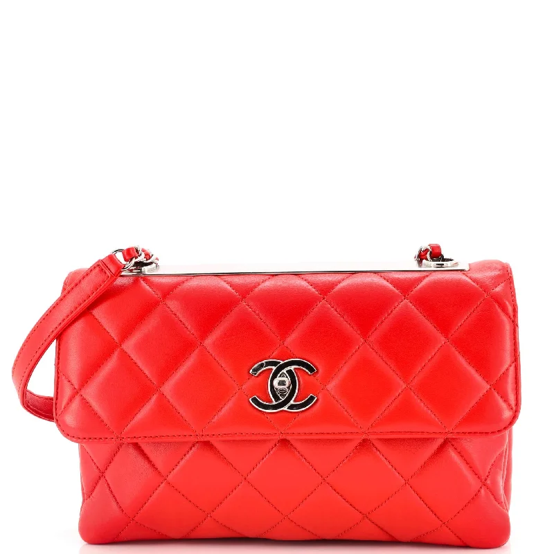 Trendy CC Flap Bag Quilted Lambskin Medium