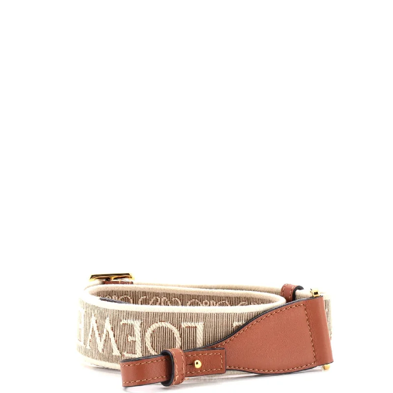 Anagram Shoulder Strap Jacquard With Leather