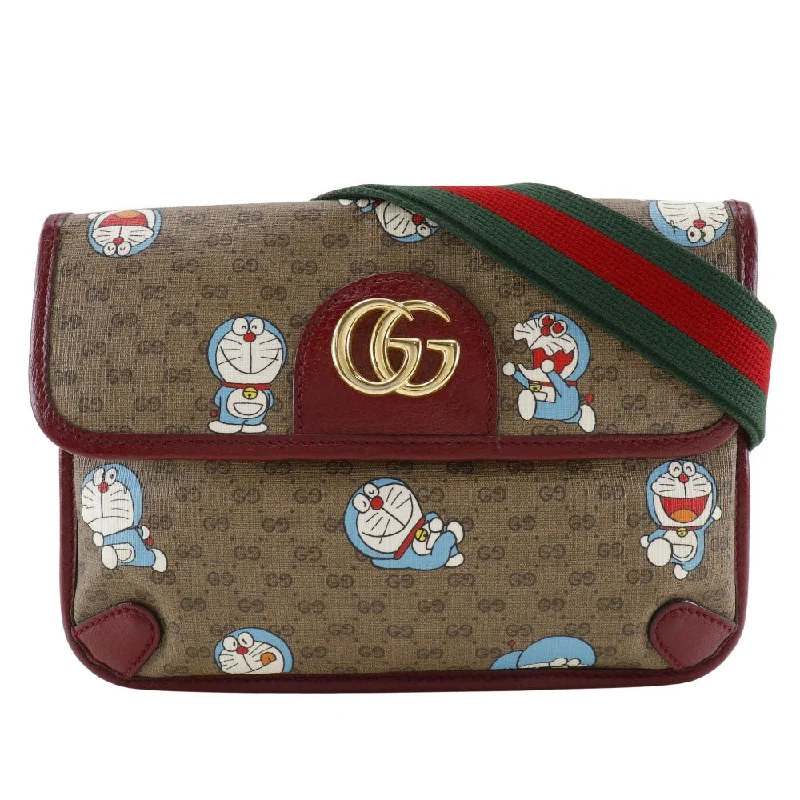 Gucci Doraemon  Canvas Shoulder Bag (Pre-Owned)