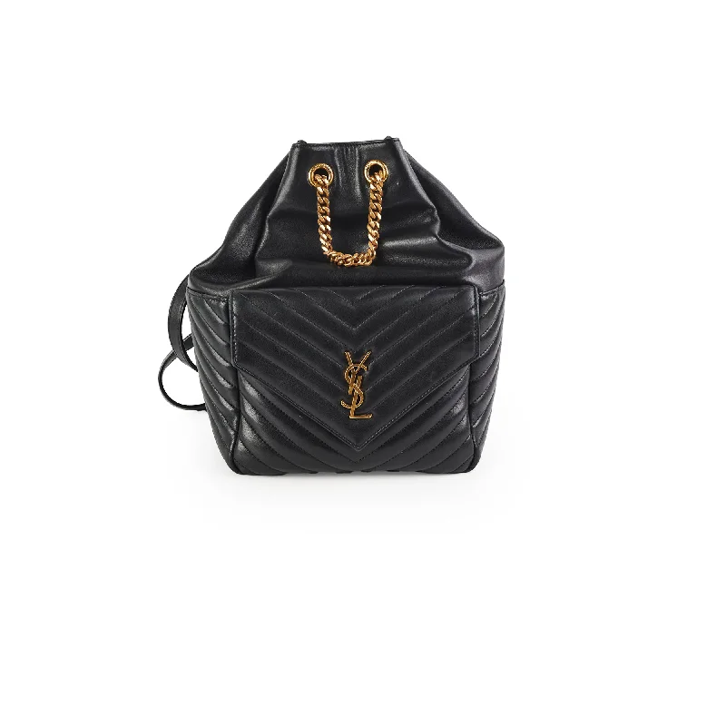 Saint Laurent Joe Backpack Black