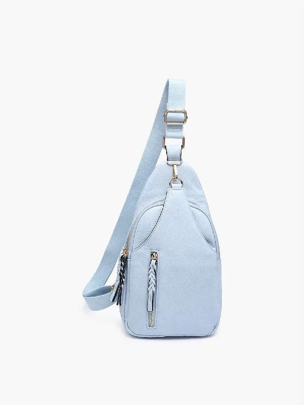 Women's Nikki Dual Compartment Sling Pack Bag In Glacial Blue