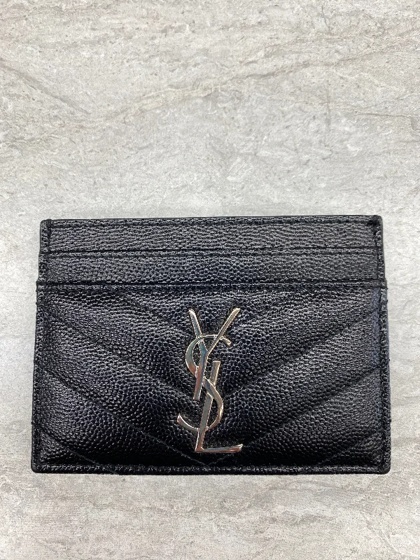 Wallet Luxury Designer By Yves Saint Laurent, Size: Small