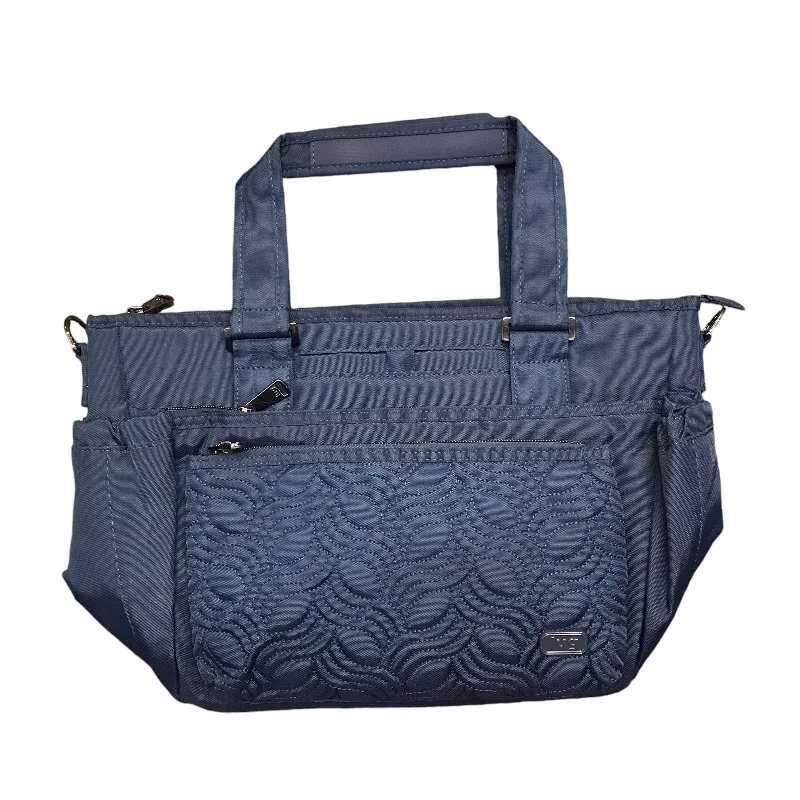 Handbag By LUG In Blue, Size:Large