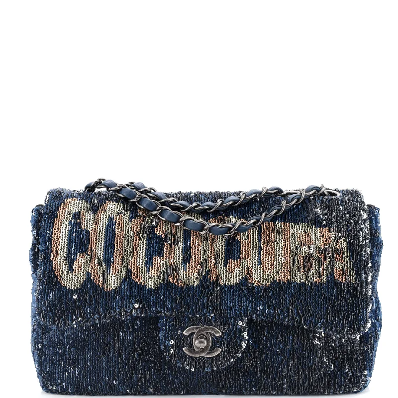 Coco Cuba Flap Bag Sequins Medium