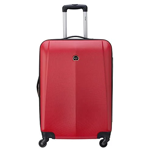 Delsey Luggage Infinitude 29" Checked Expandable Spinner (Red)