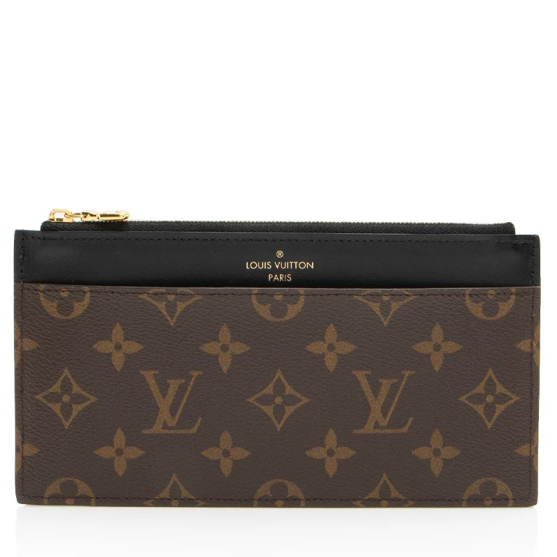 Louis Vuitton Monogram Canvas Slim Purse Wallet