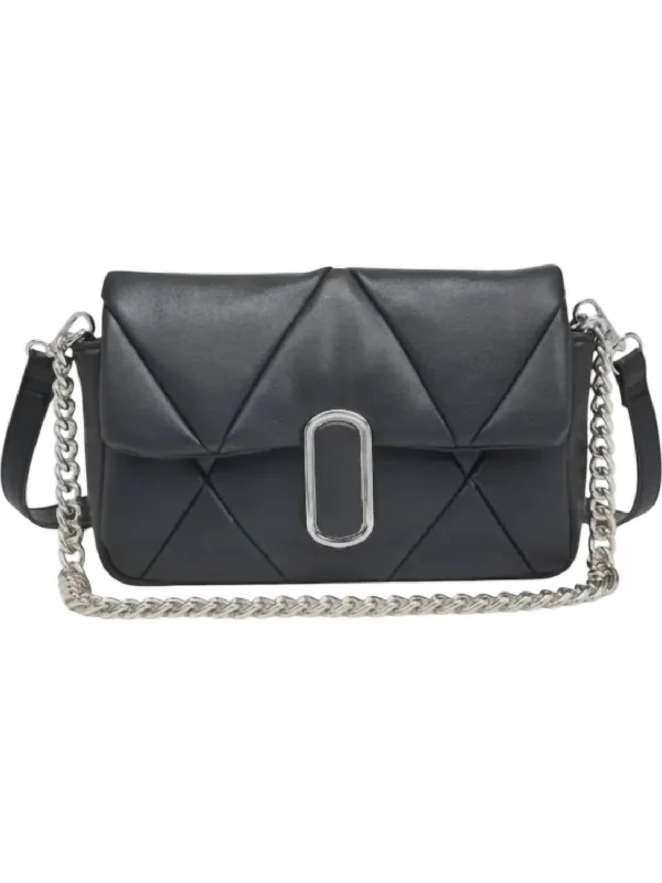 Women's Anderson Quilted Crossbody Bag In Black