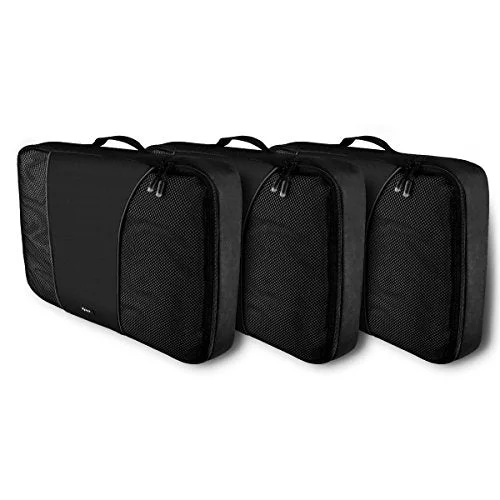 Ryaco Packing Cubes 3 Piece Sets Travel Home Storage Organisers Luggage Compression Pouches Great