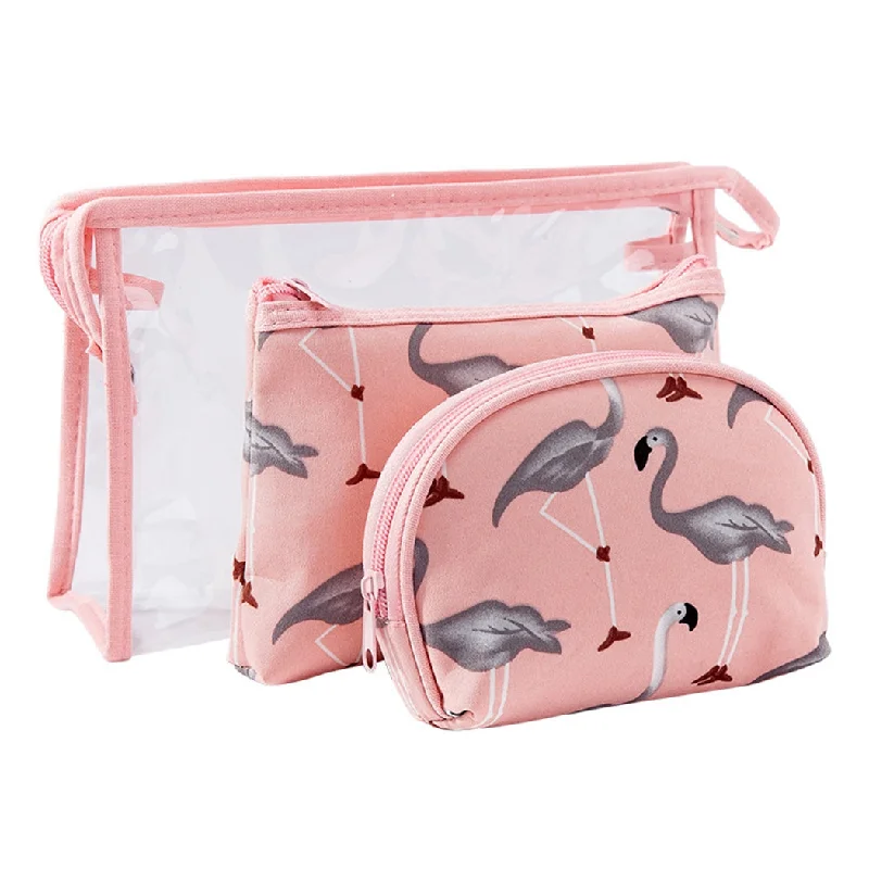 3pcs/set Wash Bag Portable Travel Cosmetic Bags Organizer Make Up Bag Toiletry Wash Luggage