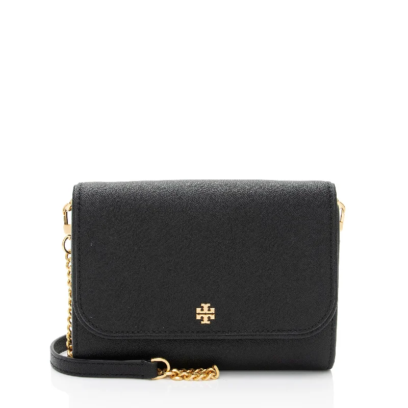 Tory Burch Leather Emerson Wallet on Chain