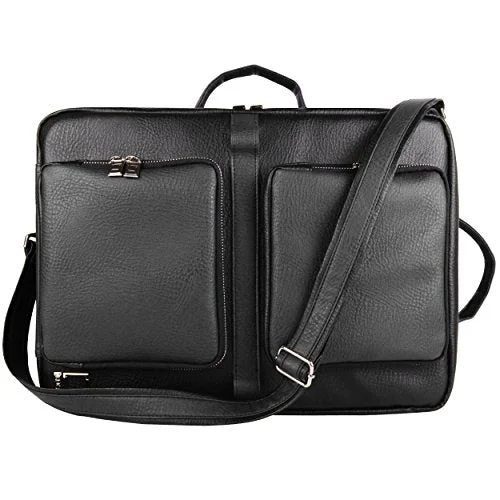 Lencca Quadra Messenger Bag & Backpack For Microsoft Surface Book 13.5 Inch Laptops, Black