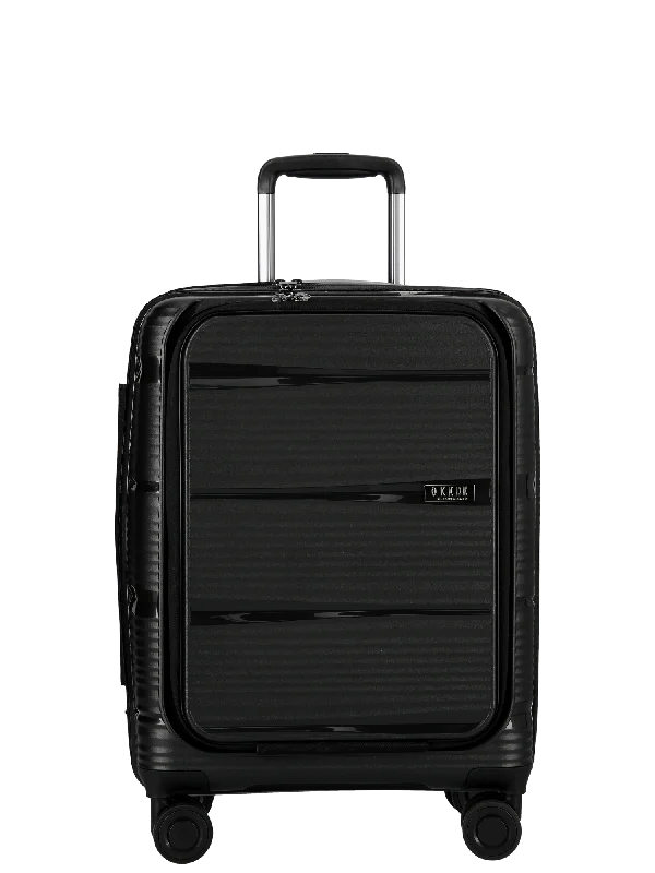 Wire KKDK Cabin Suitcase with front pocket and USB