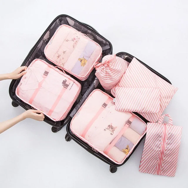 pink strip 7pcs