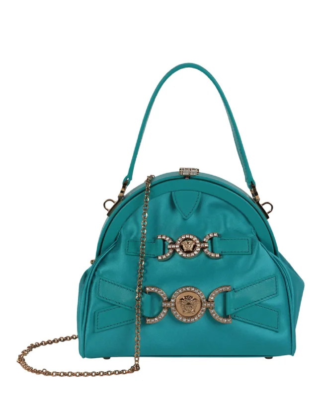 Crystal Medusa '95 Satin Handbag