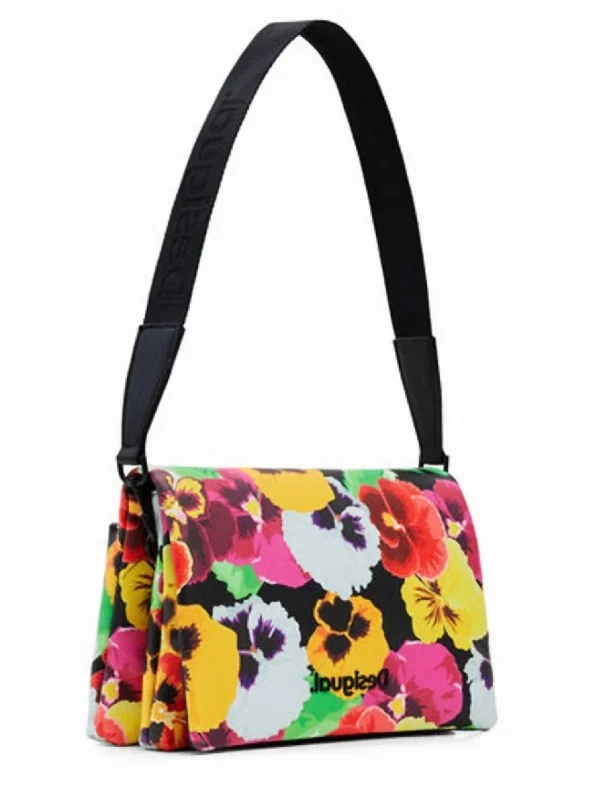 Small Floral Crossbody In Multi Colored