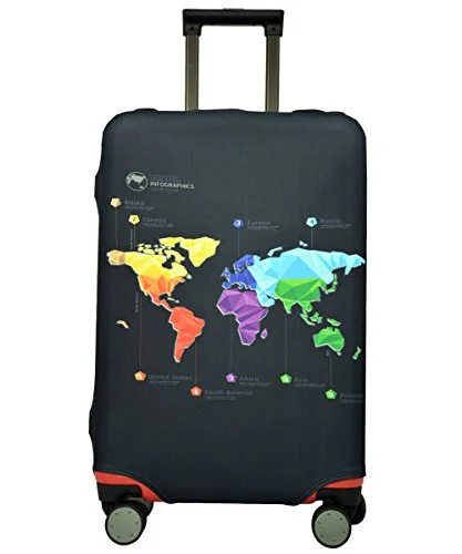 Spandex Luggage Cover for Travel- HoJax Suitcase Protective Bag Cover for Samsonite Delsey Fit