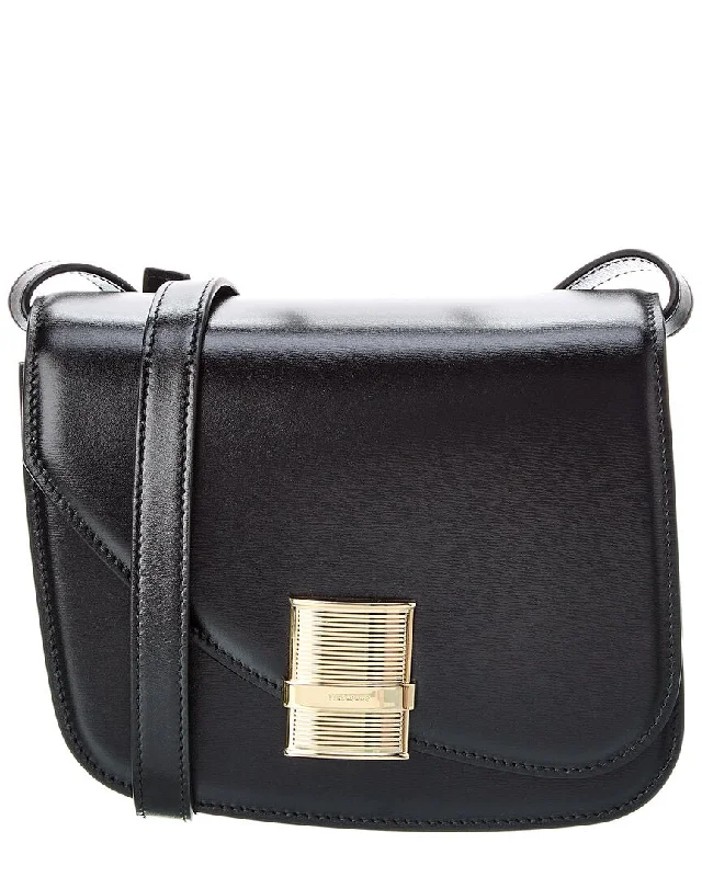 Ferragamo Fiamma Small Leather Crossbody