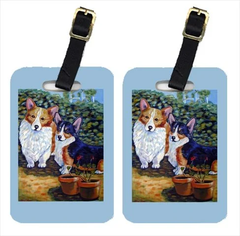 Carolines Treasures 7094Bt Corgi Luggage Tags, Pack - 2