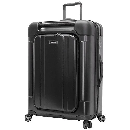 Andiamo Pantera Large Hard Case Luggage With Spinner Wheels (Carbon Black)