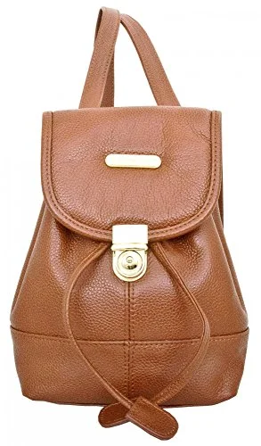 Leatherbay Mini Backpack (Dark Brown)